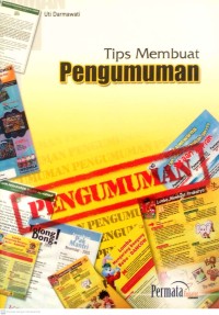 Tips Membuat Pengumuman