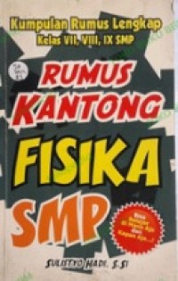 Rumus kantong fisika SMP